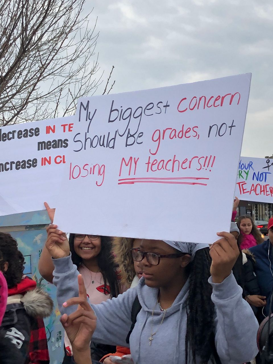 RCSD Students Walk Out in Support of Teachers